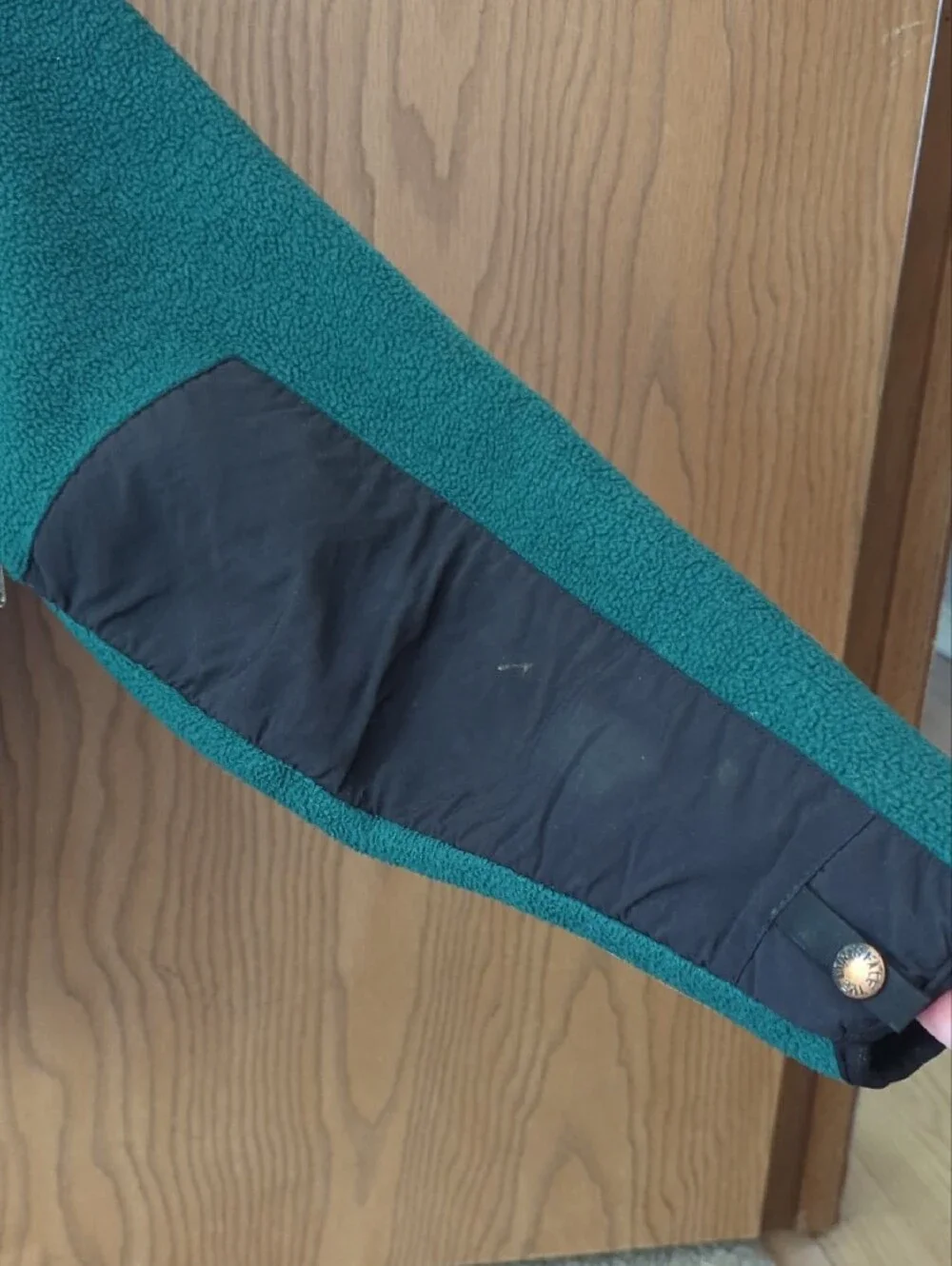 The North Face Teal Green and Black Lightweight Fleece Jacket